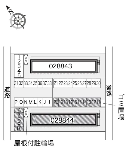 ★手数料０円★熊谷市新堀新田 月極駐車場